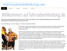 Tablet Screenshot of fahrradverkleidung.de
